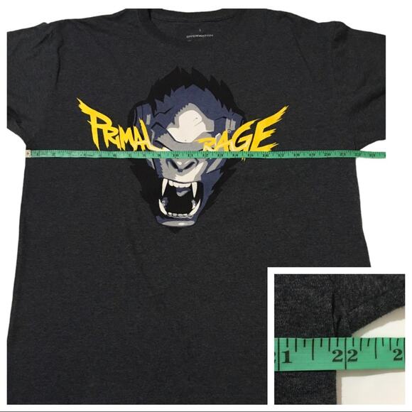 Lootcrate Overwatch Rampage Graphic Print Tee - Gray - Large - Picture 2 of 6